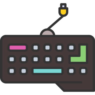 Video oyunu kontrol simgesi, basit biçim