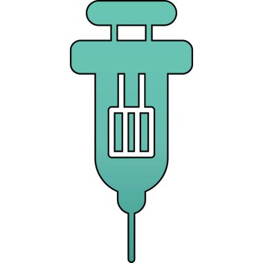 Bir karikatür tıbbi simgesinin vektör çizimi