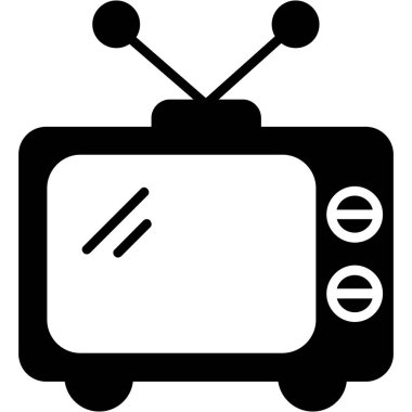TV vektör illüstrasyonu