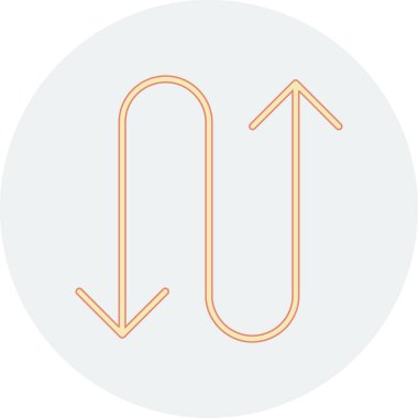 ok simgesi vektör illüstrasyonu