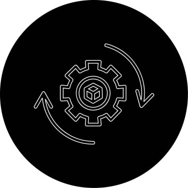 seo modern simgesinin vektör illüstrasyonu