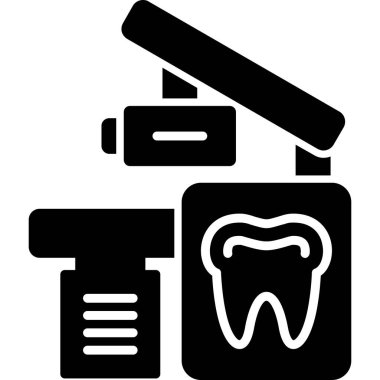 Diş hekimi simgesi vektörü