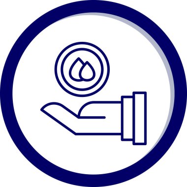 Bırak. Web simgesi basit illüstrasyon