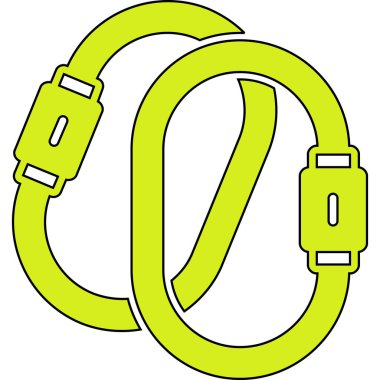 Modern bir simgenin vektör illüstrasyonu