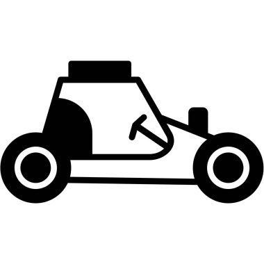 motosiklet simgesi vektör illüstrasyonu