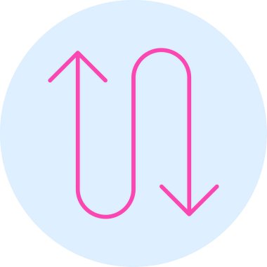 Ok. Web simgesi basit illüstrasyon