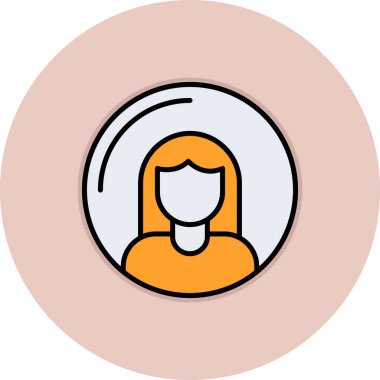 İnsan simgesinin vektör illüstrasyonu