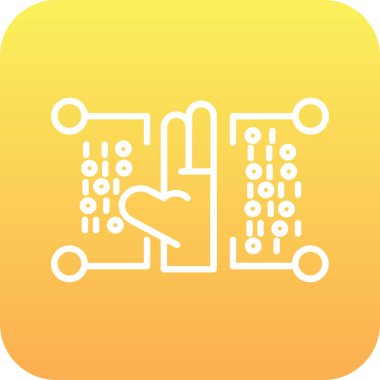 Modern b 'nin vektör illüstrasyonu eksik simgesi