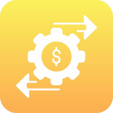 Doları vektör simge işareti simge vektör çizim kişisel ve ticari kullanım için..