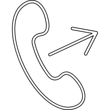 Çağrı isminin vektör illüstrasyonu