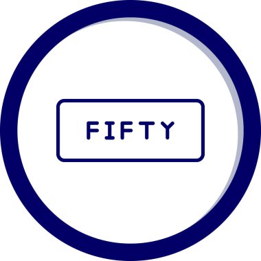 565 dairesel simge, çizgi film vektör illüstrasyonu