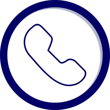 - Telefon. Web simgesi basit illüstrasyon