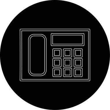 ATM kutsal kişilerin resmi, vektör çizim