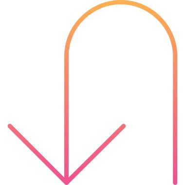 ok simgesi, vektör illüstrasyonu basit tasarım