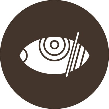 Balık ikonu. Web tasarımı için basit balık vektör simgesi çizimi