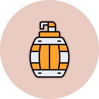 Varil simge vektör çizim