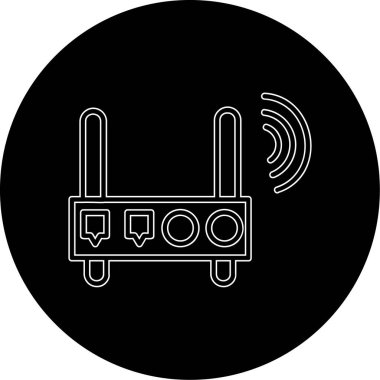 Modern bir simgenin vektör illüstrasyonu