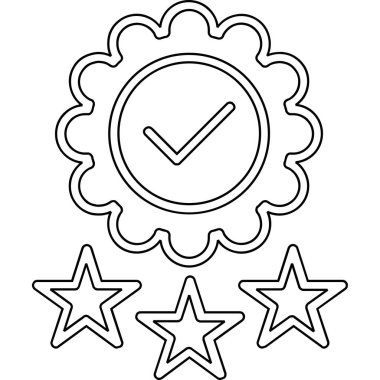 Yıldız simgesi. Web için yıldız vektör simgelerinin özet çizimi