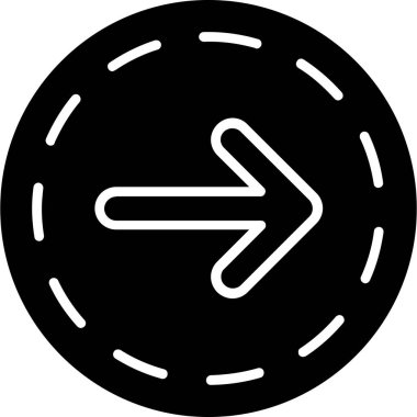 Doğru yönde ok simgesi