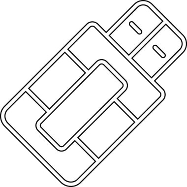 dizüstü bilgisayar teknolojisi simgesi ana hat biçiminde