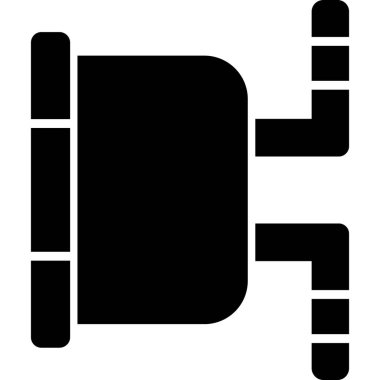 araba servisi vektör illüstrasyonu