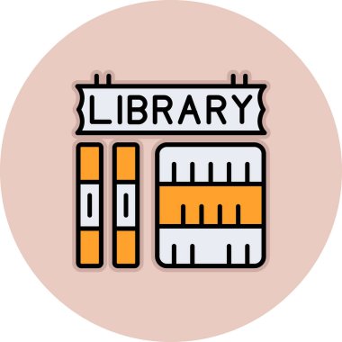 Kitap. Web simgesi basit illüstrasyon