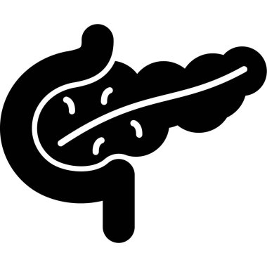 Böbrek. Web simgesi basit illüstrasyon