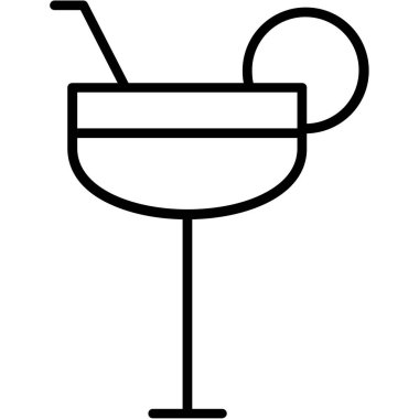 Kokteyl içeceği vektör çizimi