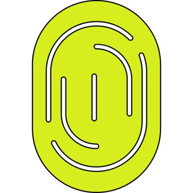 Bir yeşil ve mavi simgenin vektör illüstrasyonu