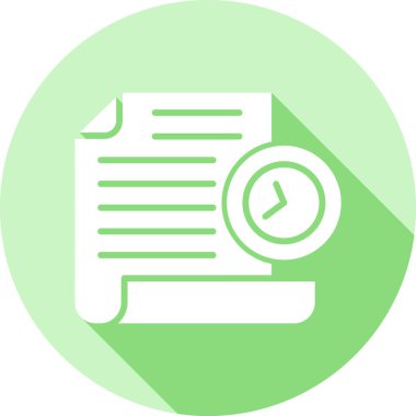 belge simgesi, vektör çizimi