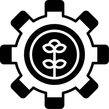 dişli simgesi, vektör illüstrasyonu beyaz arkaplanda izole edildi