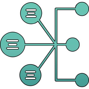 bağlantı bağlantısı simgesi ana hat biçiminde izole edildi