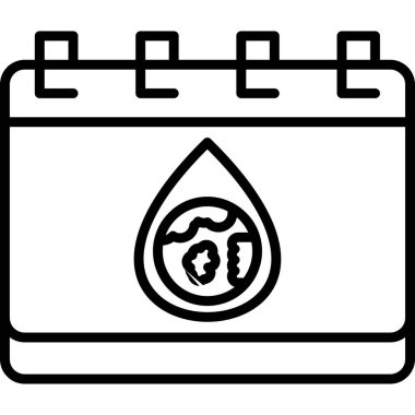 Takvim web simge vektör çizim