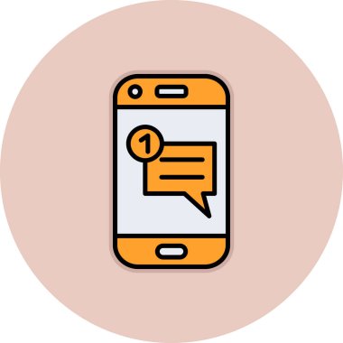 Şeffaf bir arkaplanda sohbet vektör illüstrasyonu. Birinci kalite semboller. kavram ve grafik tasarımı için vektör çizgisi düz simgesi.