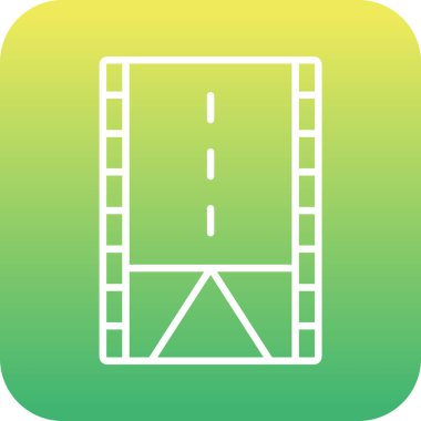 Yol işareti, vektör illüstrasyonu