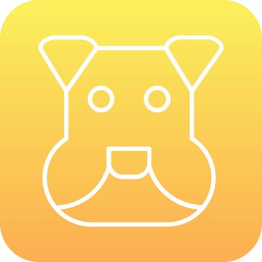 Köpek kemiği simgesi, taslak biçimi