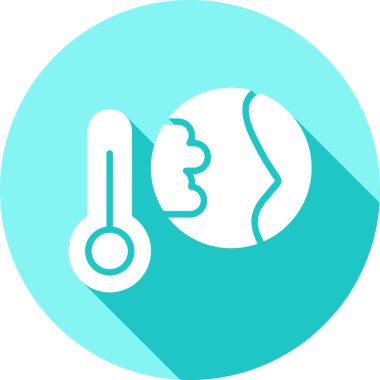 sıcaklık simgesi, vektör illüstrasyon tasarımı