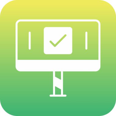 Benzersiz Lcd vektör simgesi