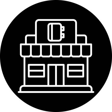 vektör mağaza simgesi çizimi