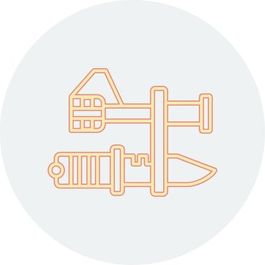 Modern oto tamir simgesinin vektör illüstrasyonu