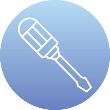 Modern oto tamir simgesinin vektör illüstrasyonu