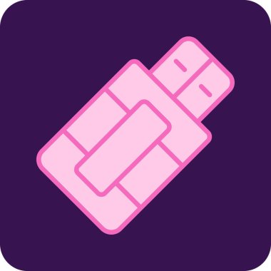 eldiven simgesi vektör illüstrasyonu