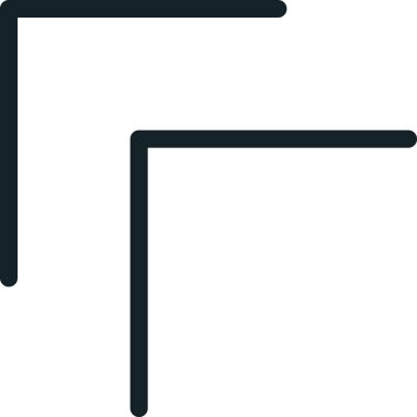 Tasarımınız için sol yön ok simgesi