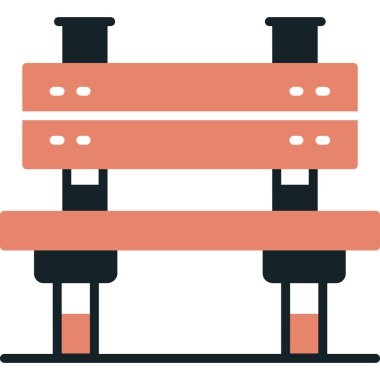 Bankta bank ikonu doldurulmuş dış hatlar tarzında