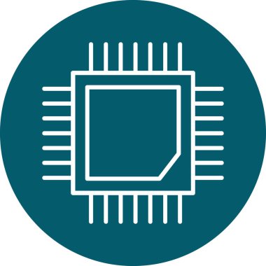 çip vektör simgesi işareti