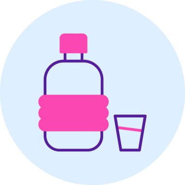 İç bakalım. Web simgesi basit illüstrasyon