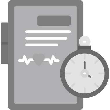 Saat simgesi vektör illüstrasyonu