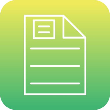 vektör belgesi simgesi