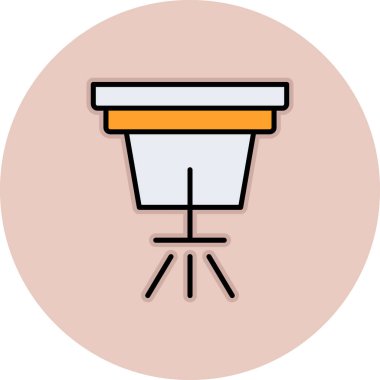 Modern bir simgenin vektör illüstrasyonu