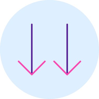 ok simgesi vektör illüstrasyonu